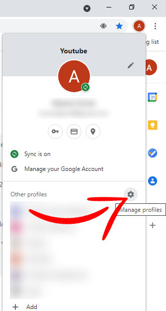 Gmail Gear Icon