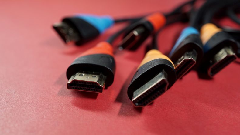 Different versions of HDMI cables (including HDMI 2.0 and HDMI 2.1)